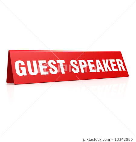 Guest speaker tag 13342890