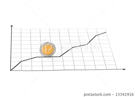 Rolling coin and diagram Rolling coin and diagram 13342916