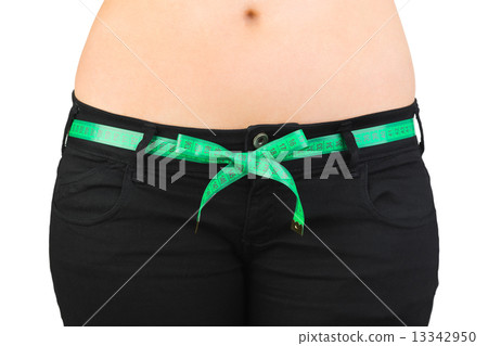 Jeans and measuring tape 13342950