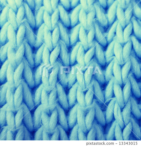 Blue wool knitted background Blue wool knitted background 13343015
