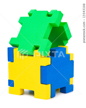 House made of puzzle 13343108