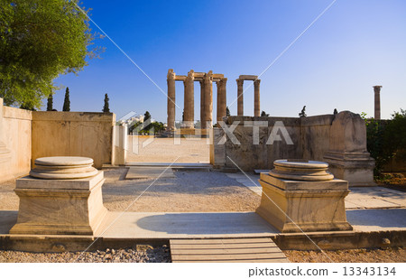 Temple of the Olympian Zeus at Athens, Greece 13343134