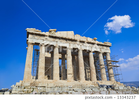 Parthenon temple in Acropolis at Athens, Greece Parthenon temple in Acropolis at Athens, Greece 13343237