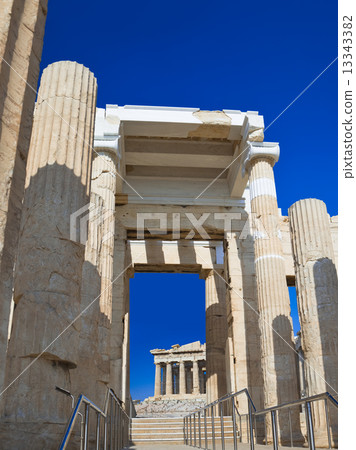 Entrance to Acropolis at Athens, Greece 13343382