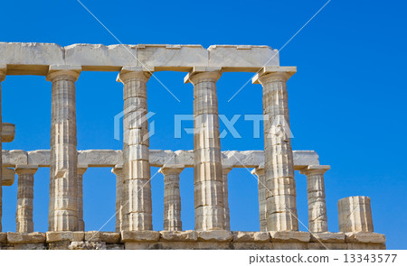 Poseidon Temple at Cape Sounion near Athens, Greece 13343577