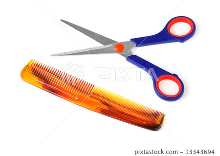 Scissors and comb 13343694
