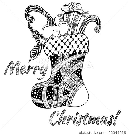 Doodle style - christmas background Doodle style - christmas background 13344618
