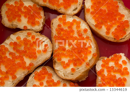 Sandwich with caviar Sandwich with caviar 13344619