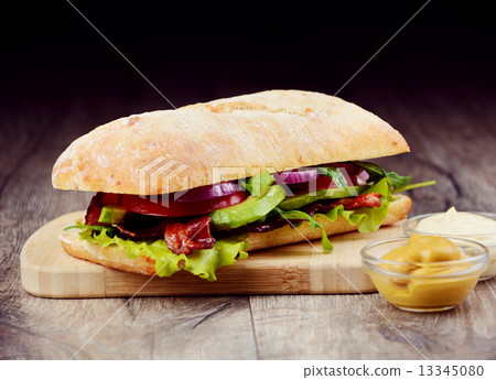 Homemade tasty sandwich Homemade tasty sandwich 13345080