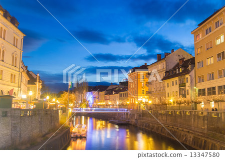 Ljubljana in Christmas time. Slovenia, Europe. Ljubljana in Christmas time. Slovenia, Europe. 13347580