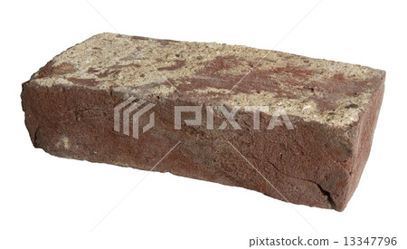 Old red brick isolated Old red brick isolated 13347796
