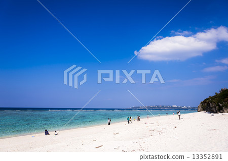 沖繩Sejū海灘 13352891