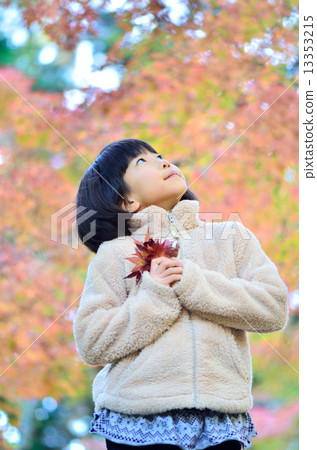 Girls (autumn leaves) 13353215