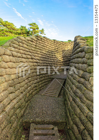 The trenches on battlefield of Vimy ridge France 13354475