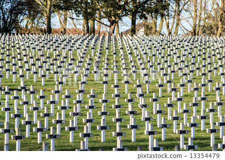 Stock Photo: Cemetery world war one in France Vimy La Targette