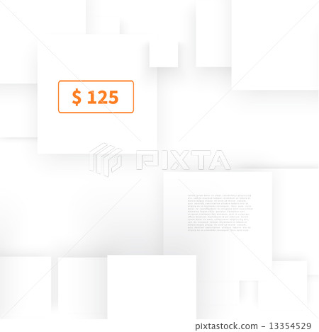 Vector Abstract geometric shape from gray cubes.  13354529