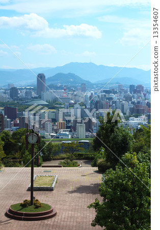 從公園的市區 13354607
