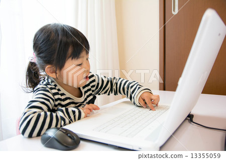 Children and computer 13355059