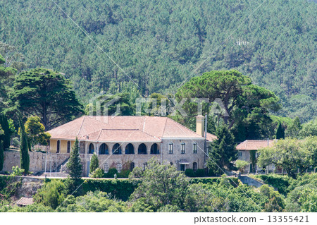 Portuguese suburb Sintra building Manor in the forest 13355421