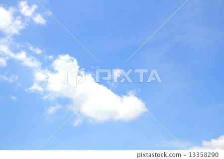 Blue sky background with tiny clouds Blue sky background with tiny clouds 13358290