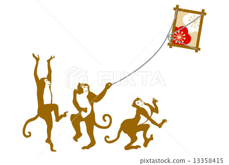 Kite with a monkey 13358415
