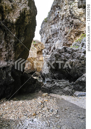 Strange rock stone of Hamahigajima 13360298