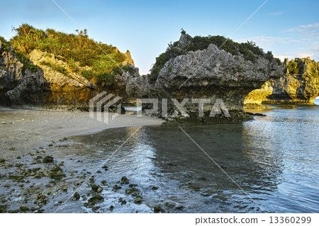 Strange rock stone of Hamahigajima 13360299