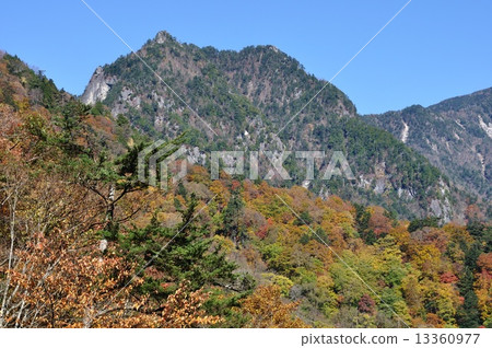 From the Nishizawa Valley of the autumn leaves Mt. 13360977