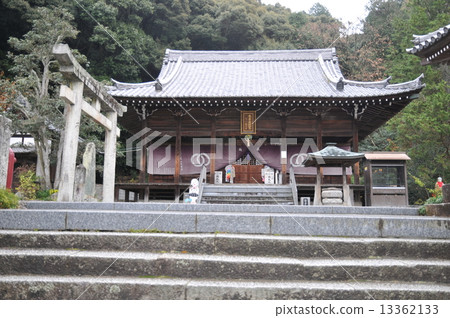 【四國88寺院】50號半田寺冬季大殿愛媛縣松山市 【四國88寺院】50號半田寺冬季大殿愛媛縣松山市 13362133