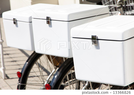 Bicycle delivery service on Tokyo streets   13366826
