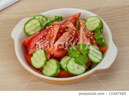 Tomato and cucumber salad Tomato and cucumber salad 13367480