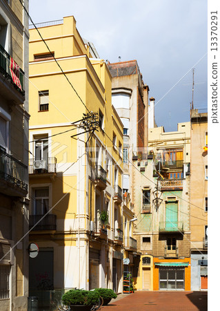 yard in old city. Barcelona yard in old city. Barcelona 13370291