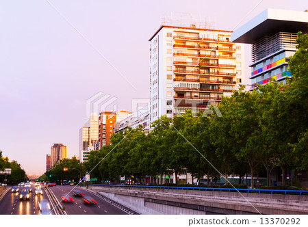 Paseo de la Castellana.  Madrid, Spain 13370292
