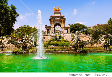 View of Barcelona,  Fountain Cascada 13370379