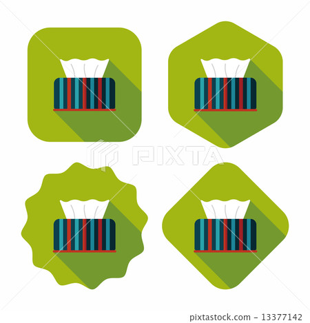 kitchenware tissue paper flat icon with long shadow,eps10 kitchenware tissue paper flat icon with long shadow,eps10 13377142