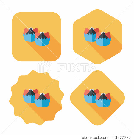 Chinese New Year flat icon with long shadow,eps10 ,Chinese steam 13377782