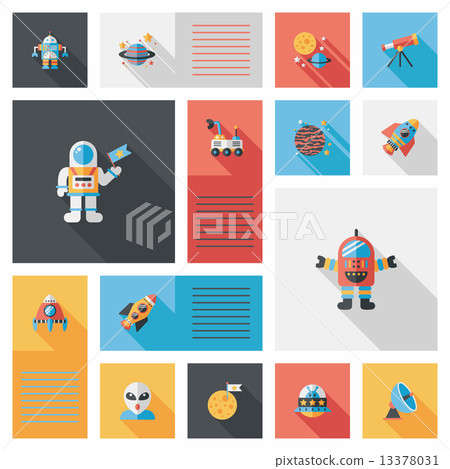 Space flat app ui background,eps10 Space flat app ui background,eps10 13378031