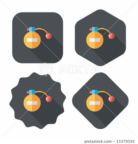Perfume flat icon with long shadow,eps10 Perfume flat icon with long shadow,eps10 13379595