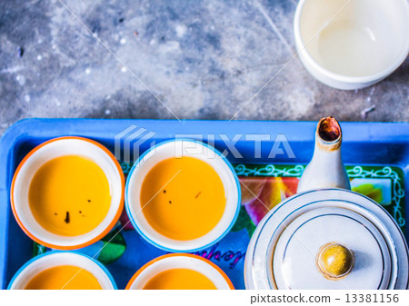 tea prepared trays tea prepared trays 13381156