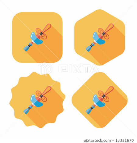 Chinese New Year flat icon with long shadow,eps10, Gold ingot lu Chinese New Year flat icon with long shadow,eps10, Gold ingot lu 13381670