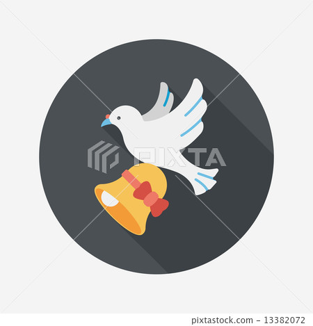 wedding bird flat icon with long shadow,eps10 wedding bird flat icon with long shadow,eps10 13382072