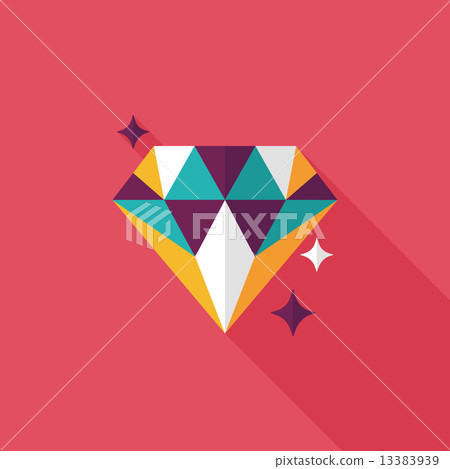 Propose diamond ring flat icon with long shadow,eps10 Propose diamond ring flat icon with long shadow,eps10 13383939