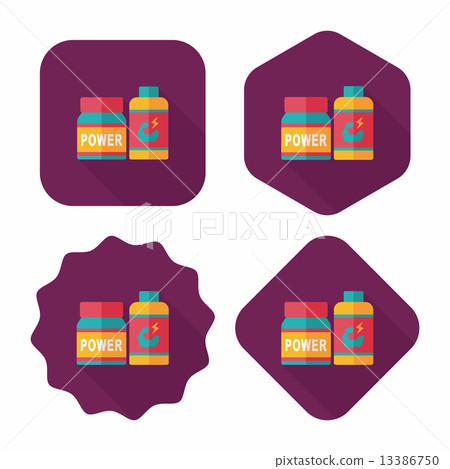 supplements drug flat icon with long shadow,eps10 supplements drug flat icon with long shadow,eps10 13386750