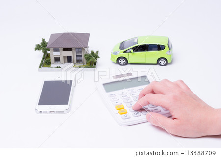 Household image (smartphone / car / housing) 13388709