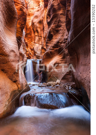 Kanarra creek slot canyon in Zion national park, Utah Kanarra creek slot canyon in Zion national park, Utah 13390282