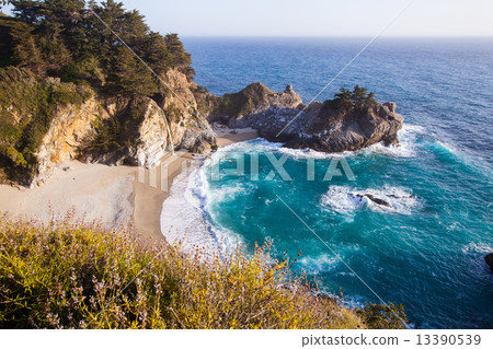 Mcway falls in Big Sur, California 13390539