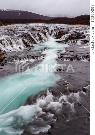 bruarfoss waterfall in Iceland bruarfoss waterfall in Iceland 13390898