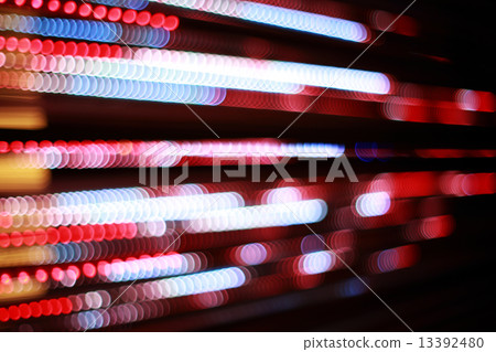 defocused bokeh graphic of lights line 13392480