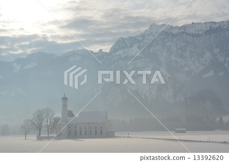 Germany snow scene 13392620
