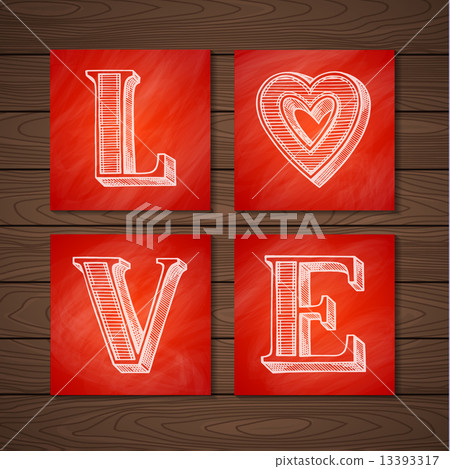 Hand Drawn Love Poster Hand Drawn Love Poster 13393317